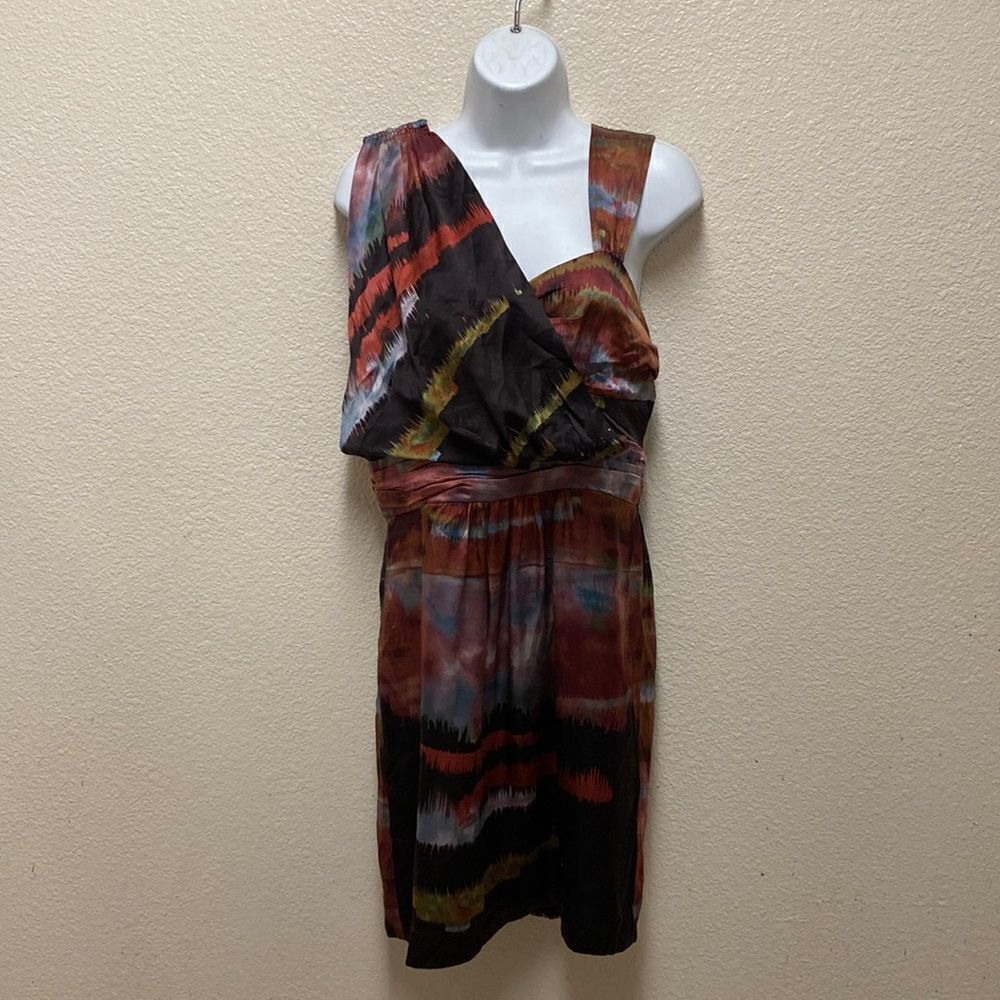 Plenty by Tracy Reese Silk Watercolor Print Dress